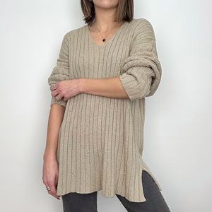 Vintage Neutral Oversized Sweater